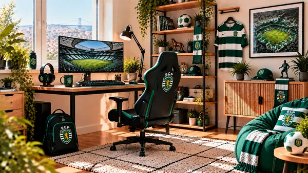 Вдъхновение за фенски работен кът Sporting CP