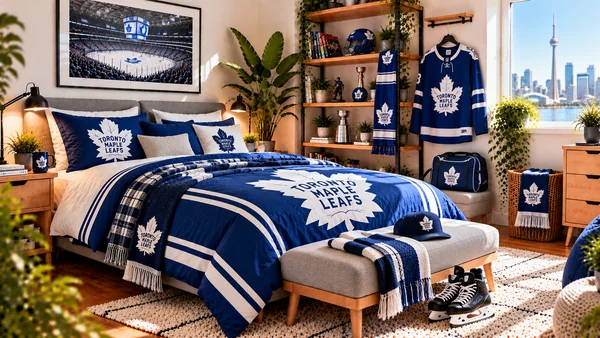 Вдъхновение за фенска стая Toronto Maple Leafs