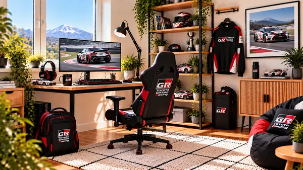 Вдъхновение за фенски работен кът Toyota Gazoo Racing