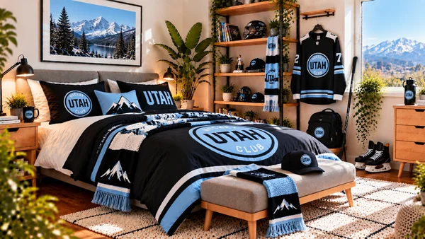 Вдъхновение за фенска стая Utah Hockey Club