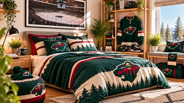 Вдъхновение за фенска стая Minnesota Wild