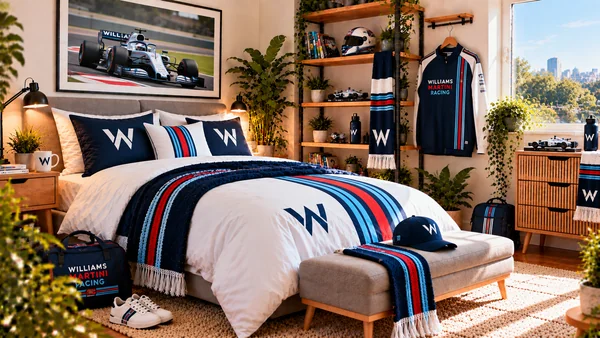 Вдъхновение за фенска стая Williams Martini Racing