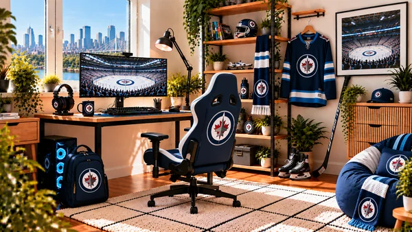 Вдъхновение за фенски работен кът Winnipeg Jets